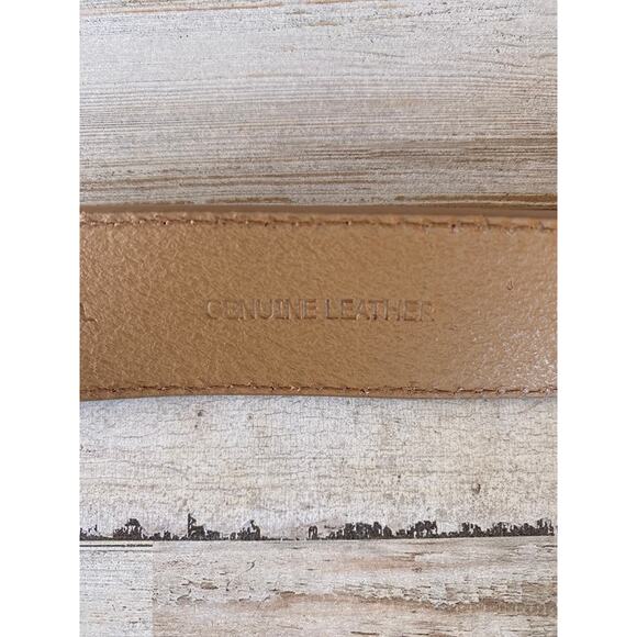 jjill Tan Leather Belt  Casual SZ XL C100854 - Picture 7 of 9